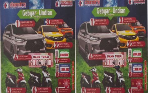 Daftar Pemenang Undian Chandra