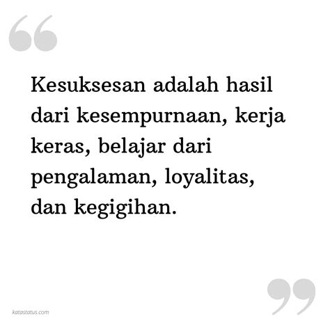 Kesuksesan Dan Pengalaman