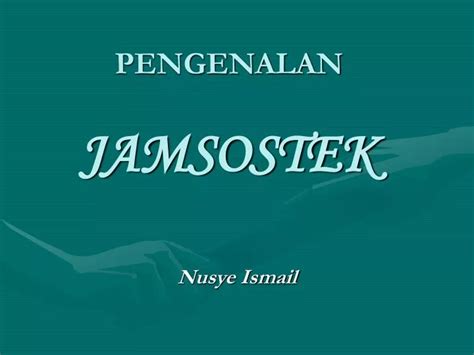 Pengenalan Jamsostek