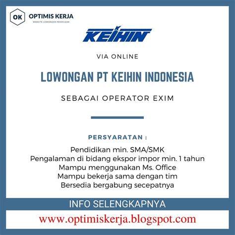 Karir di PT Rokii Indonesia