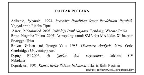 Cara Membuat Daftar Pustaka yang Baik