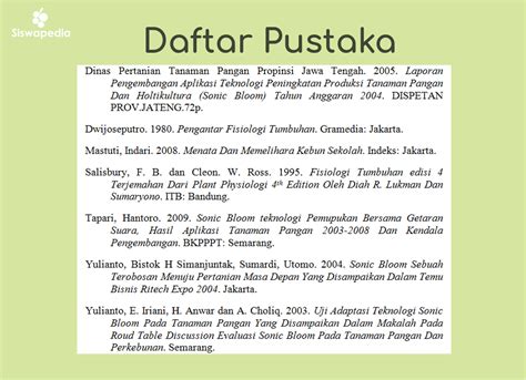 Cara Membuat Daftar Pustaka
