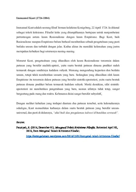 Tokoh-tokoh Hebat di Bidang Kritisisme dan Sastra