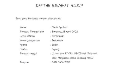 Tips Tambahan untuk Menulis Daftar Riwayat Hidup yang Benar