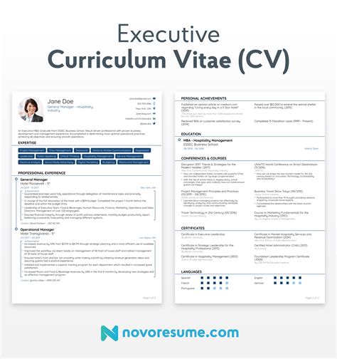 What to Include in a CV