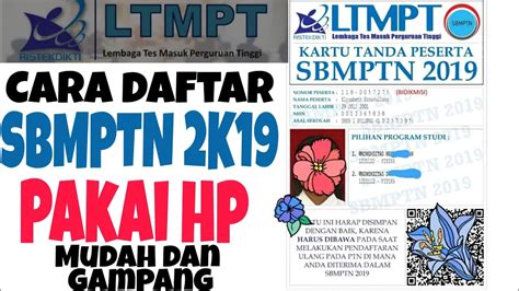 Tips dan Trik Agar Anda Berhasil Mendaftar SBMPTN Lewat HP