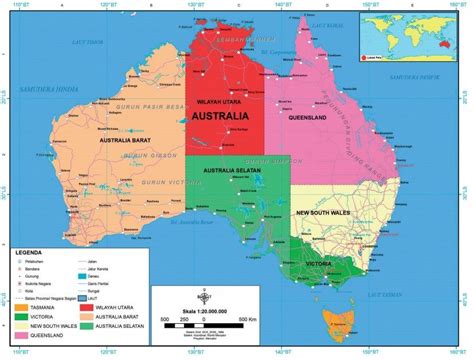 6. Australia - Luas Wilayah: 7.686.850 km²
