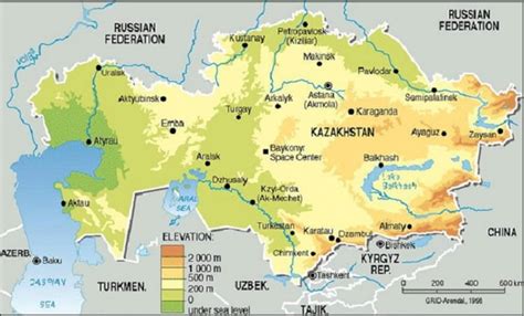 9. Kazakhstan - Luas Wilayah: 2.724.902 km²