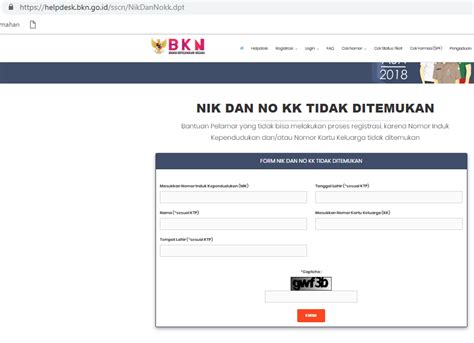 Solusi Data SSCN Tidak Ditemukan