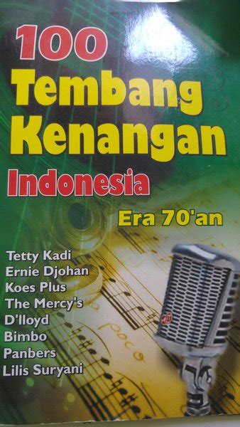 Daftar Tembang Kenangan Era 70-an