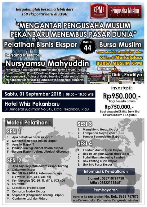Daftar Nomor HP Pengusaha di Pekanbaru