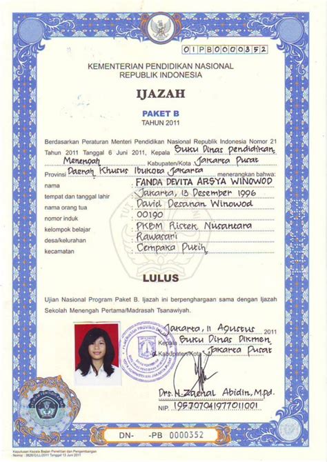 Apa Itu Ijazah Paket B?