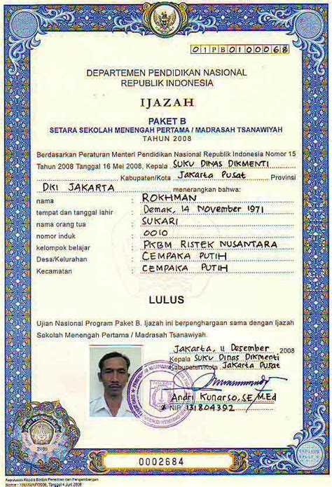 Keuntungan Menjadi Siswa Ijazah Paket B