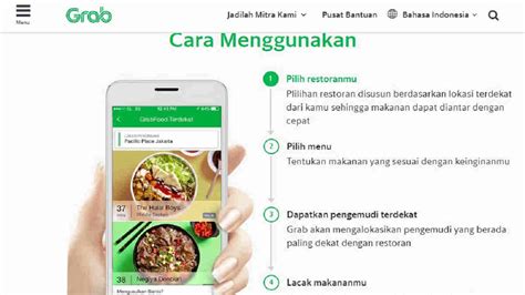 Ketentuan Daftar GrabFood