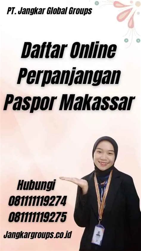 Cara Daftar Online Paspor Makassar