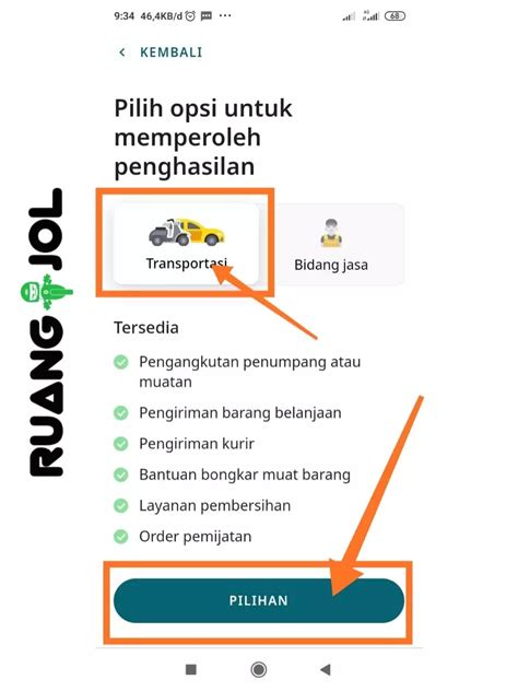 Daftar Online Transaksi Driver yang Populer