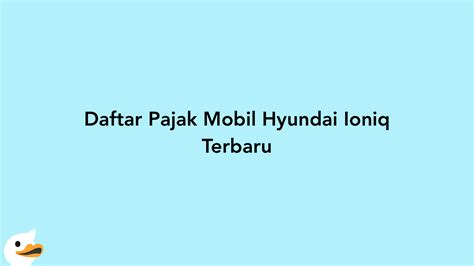 Cara Bayar Pajak Hyundai