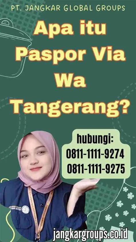 Apa Itu Daftar Paspor Online Tangerang?